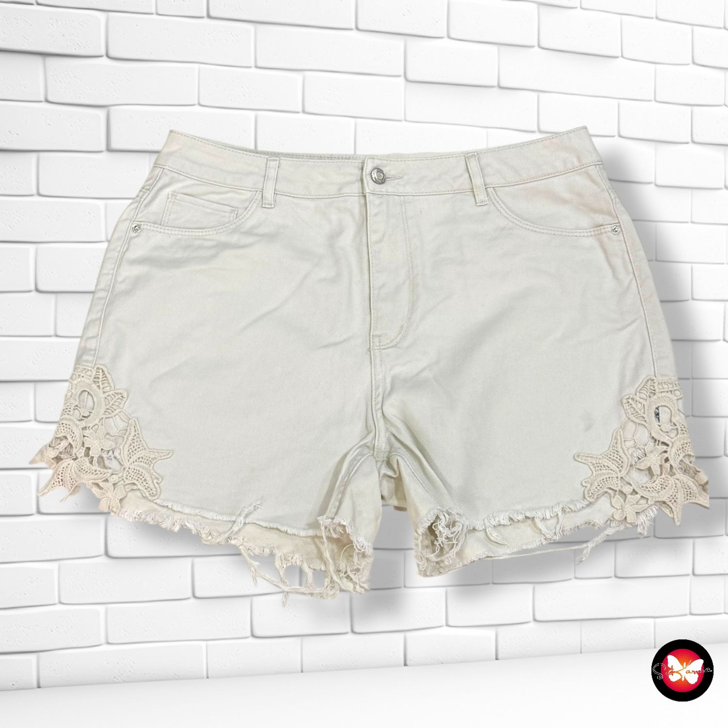 Short vaquero con encaje VERO MODA Talla L