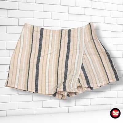 Short de lino tipo falda FOREVER21 Talla S