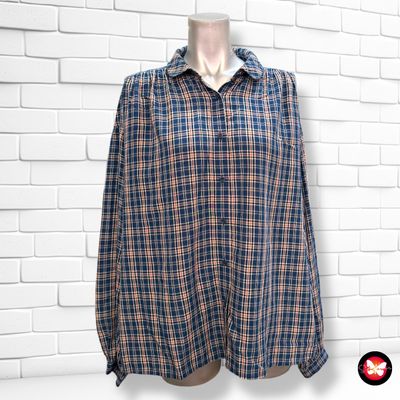 Camisa de manga larga de cuadritos UNIQLO Talla S (muy grande)