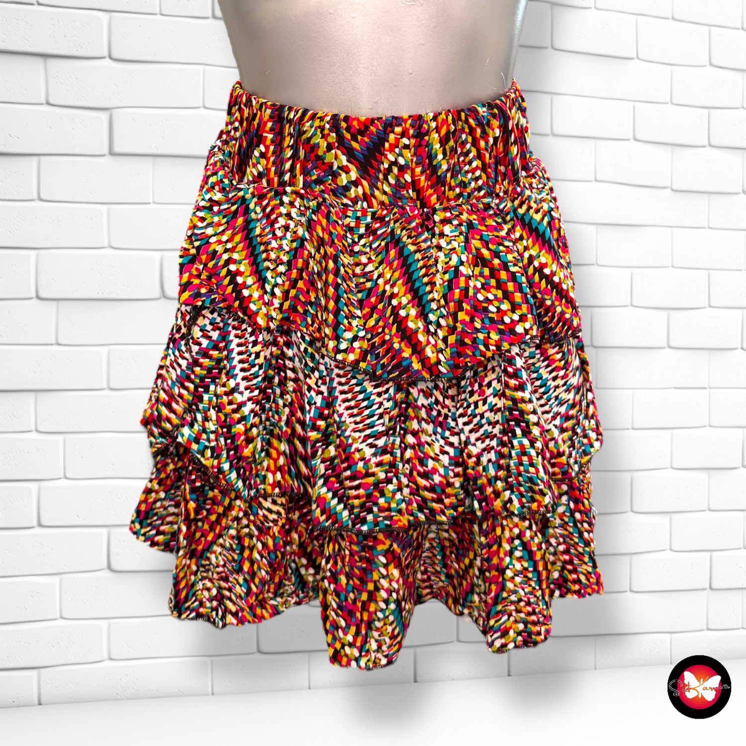 Falda de volantes LOLA&amp;LIZA Talla S
