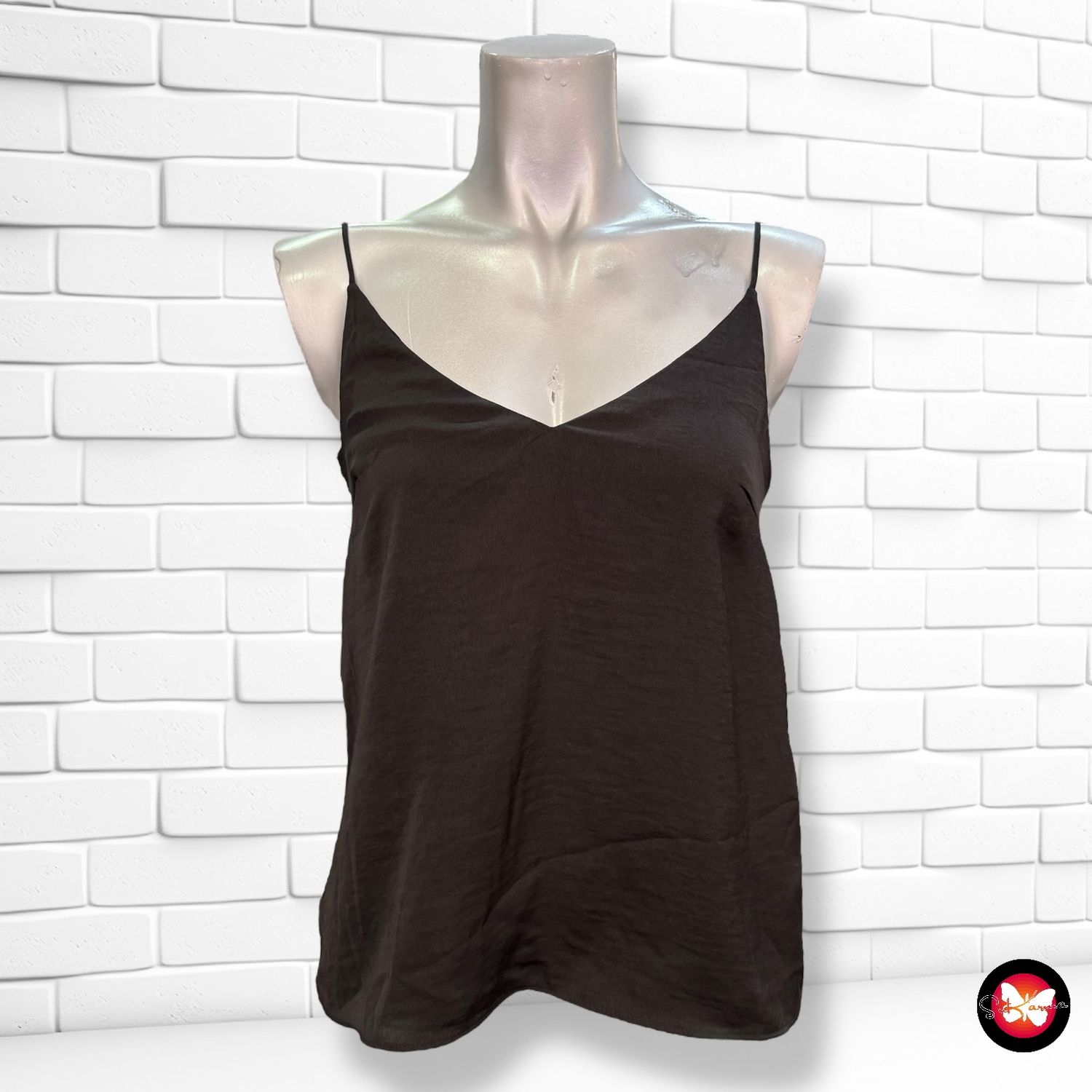 Blusa básica de tirantes H&amp;M Talla 32