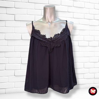 Blusa plisada con encaje ONLY Talla 36