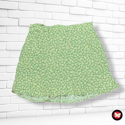 **HOY** Falda / short de florecitas PULL&amp;BEAR Talla S