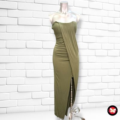 **HOY** Vestido largo palabra de honor Talla S