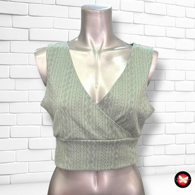 **HOY** Blusa cropped sin mangas SHEIN Talla M