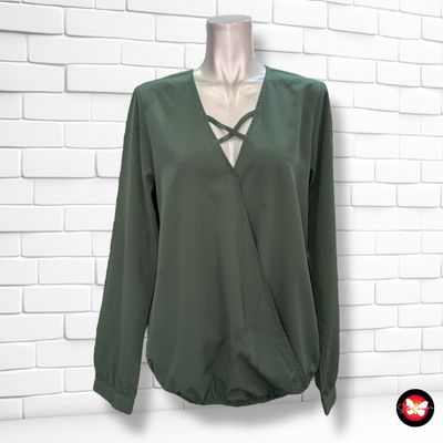 **HOY** Blusa de manga larga y escote cruzado RAINBOW Talla 38