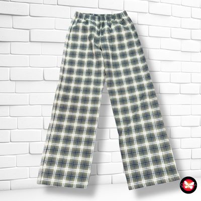**HOY** Pantalón largo de cuadros PACIFIC REPUBLIC · PULL&amp;BEAR Talla S