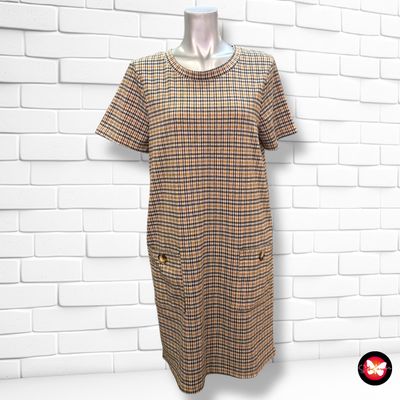Vestido de entretiempo de cuadritos BRAVE SOUL LONDON Talla S