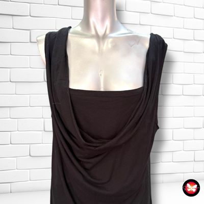 **HOY** Blusa sin mangas con escote drapeado Talla XL/XXL