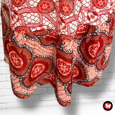 Falda larga con estampado BODYFLIRT Talla 38