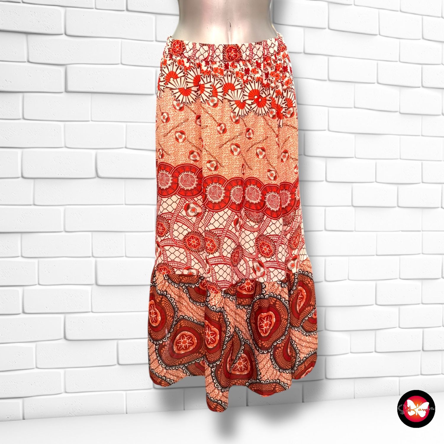 **HOY** Falda larga con estampado BODYFLIRT Talla 38