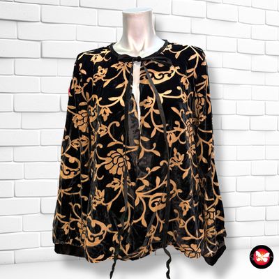 Blusa escote abierto de terciopelo KAOS JEANS Talla 42