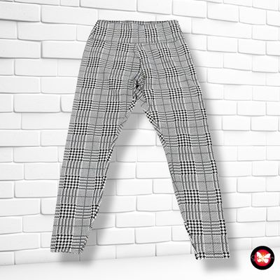Leggings de cuadros SHEIN CURVE Talla 0XL