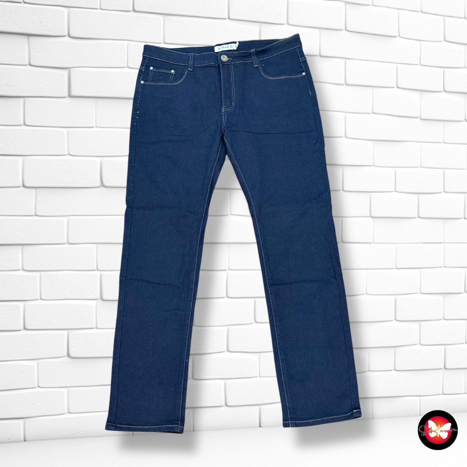**HOY** Pantalón vaquero con brillos Talla 48