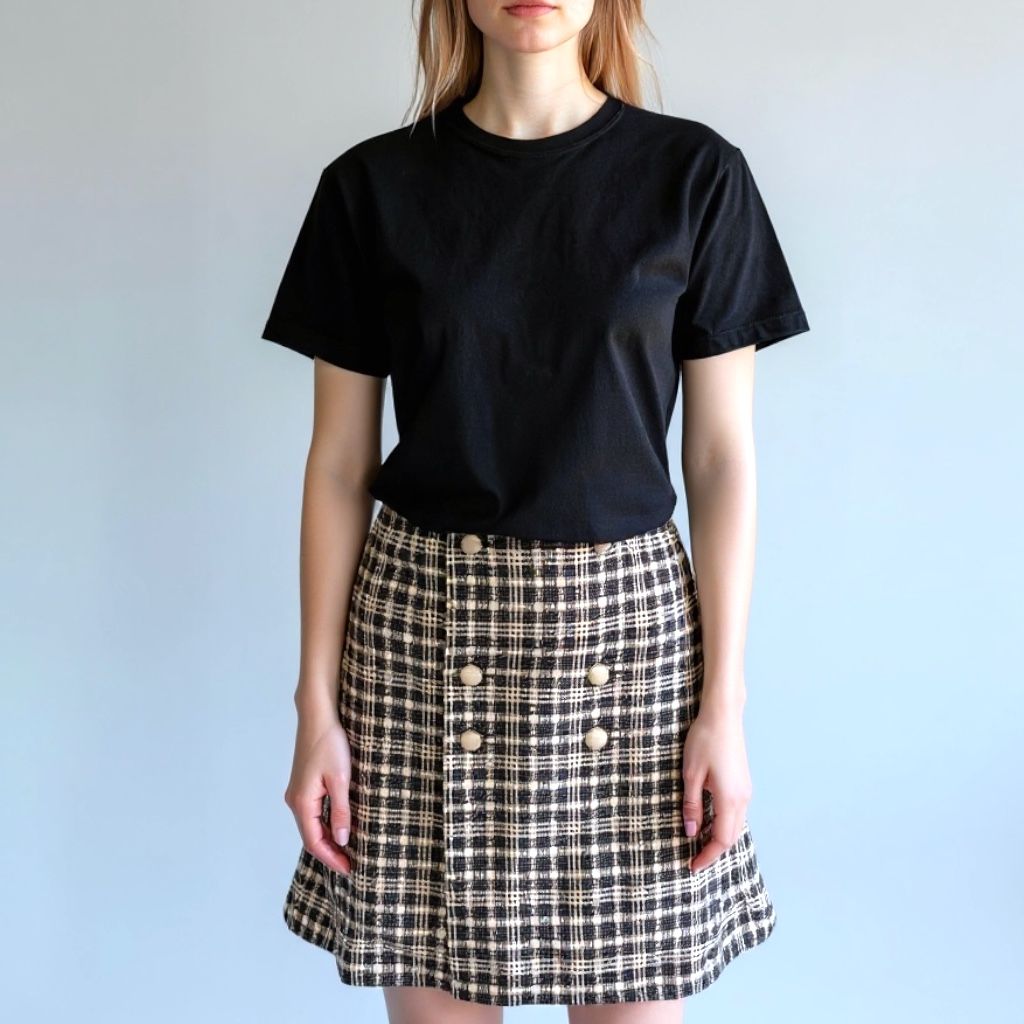 **HOY** Falda tweed CLOCKHOUSE Talla 42