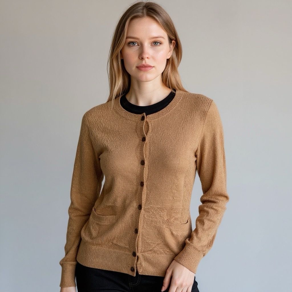 **HOY** Chaqueta de punto con lurex TALKING FRENCH Talla S