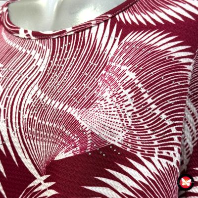 **HOY** Blusa de manga larga con brillos Talla XXL
