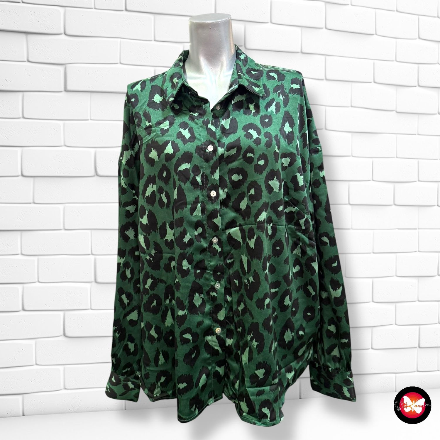 **HOY** Camisa de manga larga animal print KIABI Talla XL (grande)