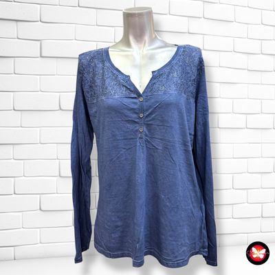 **HOY** Camiseta de manga larga con encaje COLOURS OF THE WORLD Talla M