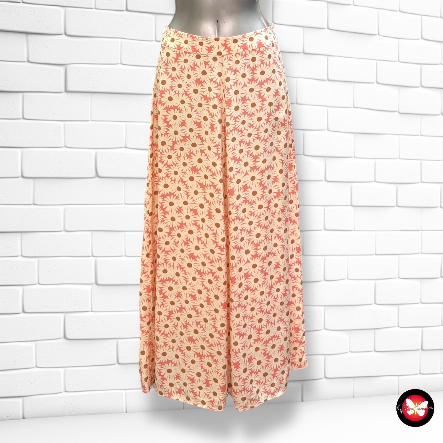 **HOY** Falda larga de flores MANGO Talla M