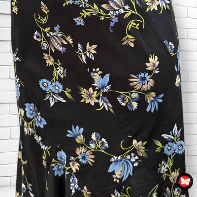 **HOY** Falda larga de flores Talla L