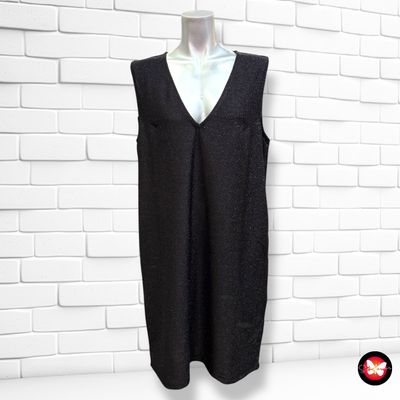 Vestido de noche  sin mangas con lurex H&amp;M Talla M (grande)