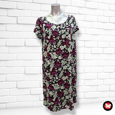 **HOY** Vestido de manga corta de flores Talla M/L