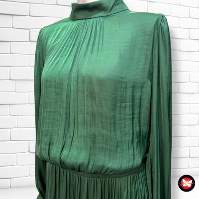 **HOY** Vestido de manga larga satinado MANGO Talla L