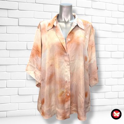 Camisa de media manga satinada H&amp;M Talla M (grande)