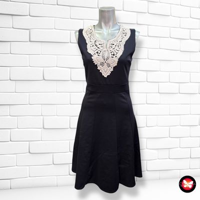 **HOY** Vestido de entretiempo sin mangas con encaje Talla S