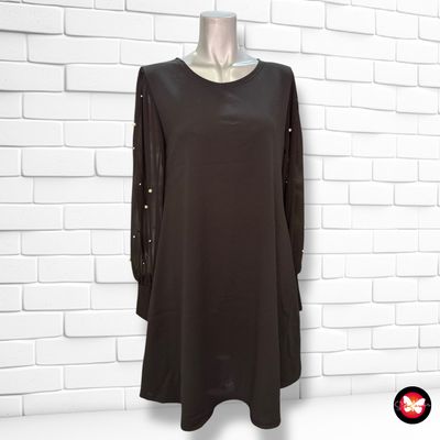 **HOY** Vestido de noche con perillas TERRA DI SIENA Talla S/M