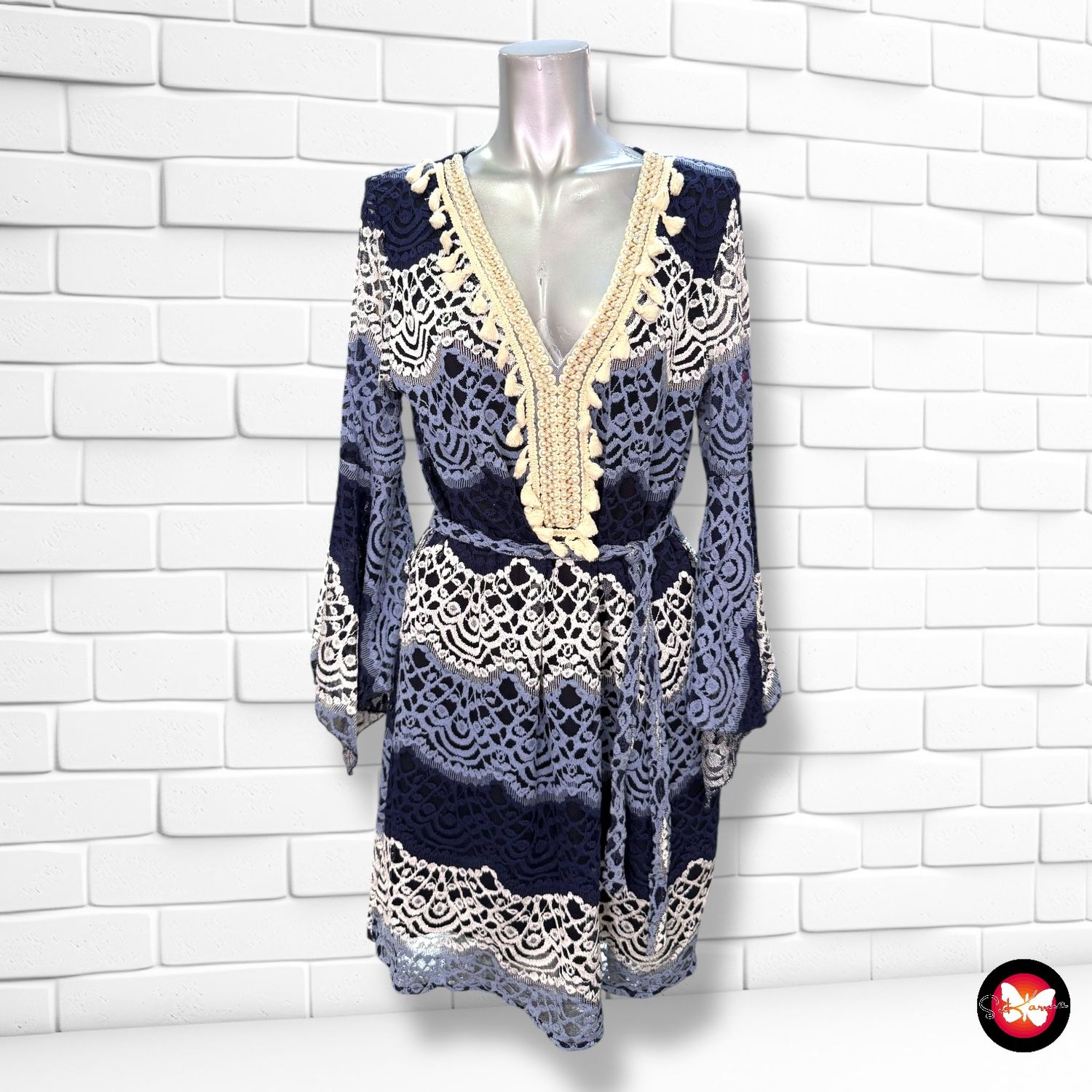 **HOY** Vestido boho de encaje Talla S/M