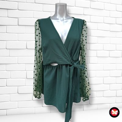 **HOY** Vestido con mangas de tul SHEIN Talla L