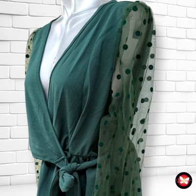 **HOY** Vestido con mangas de tul SHEIN Talla L