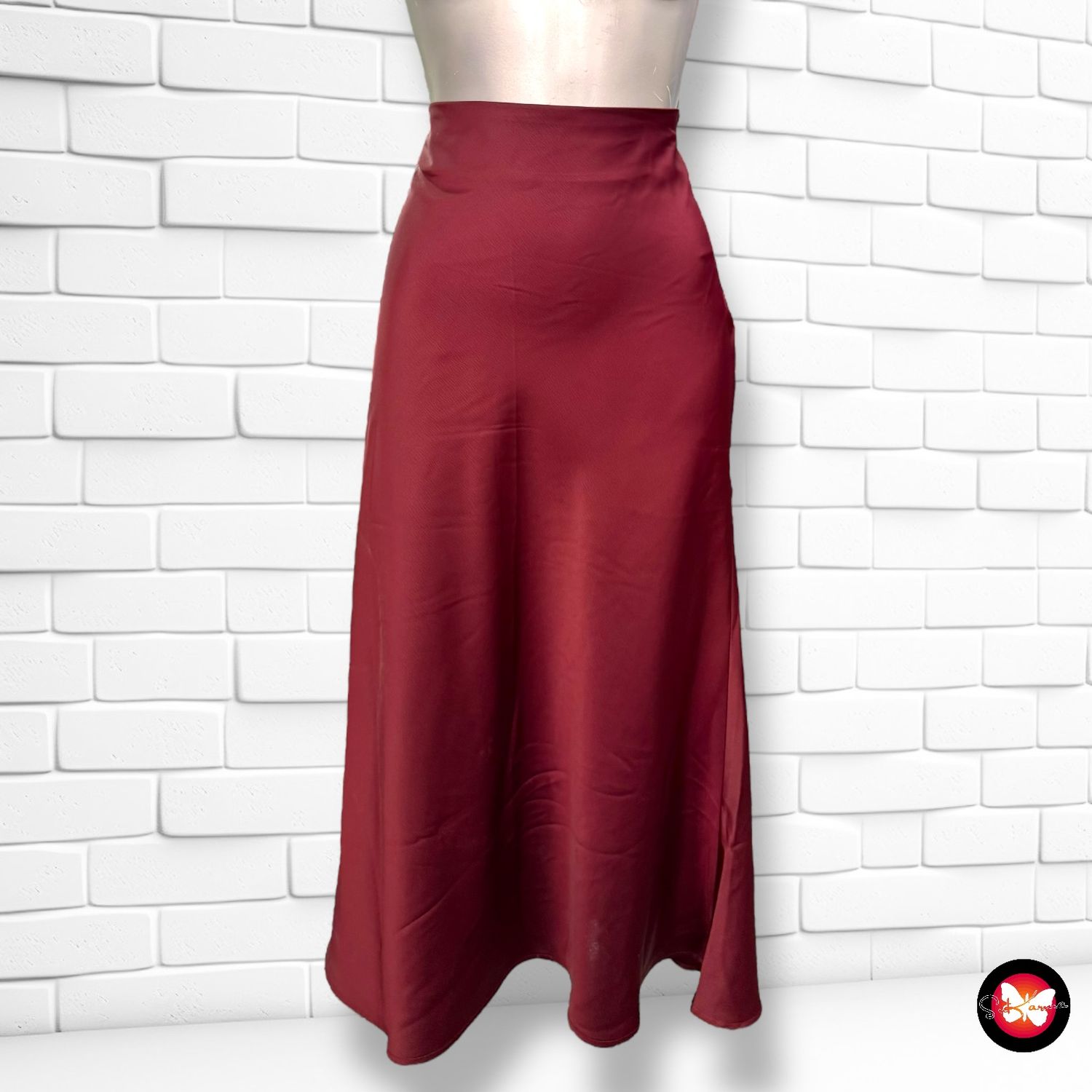 **HOY** Falda larga lencera NA-KD Talla 38