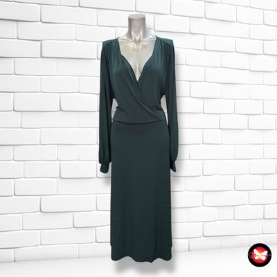 **HOY** Vestido largo escote cruzado WE Talla XL (grande)