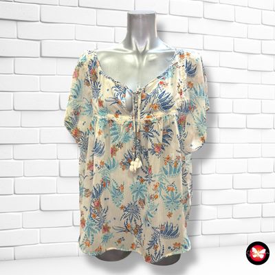 **HOY** Blusa traslúcida STRADIVARIUS Talla XL