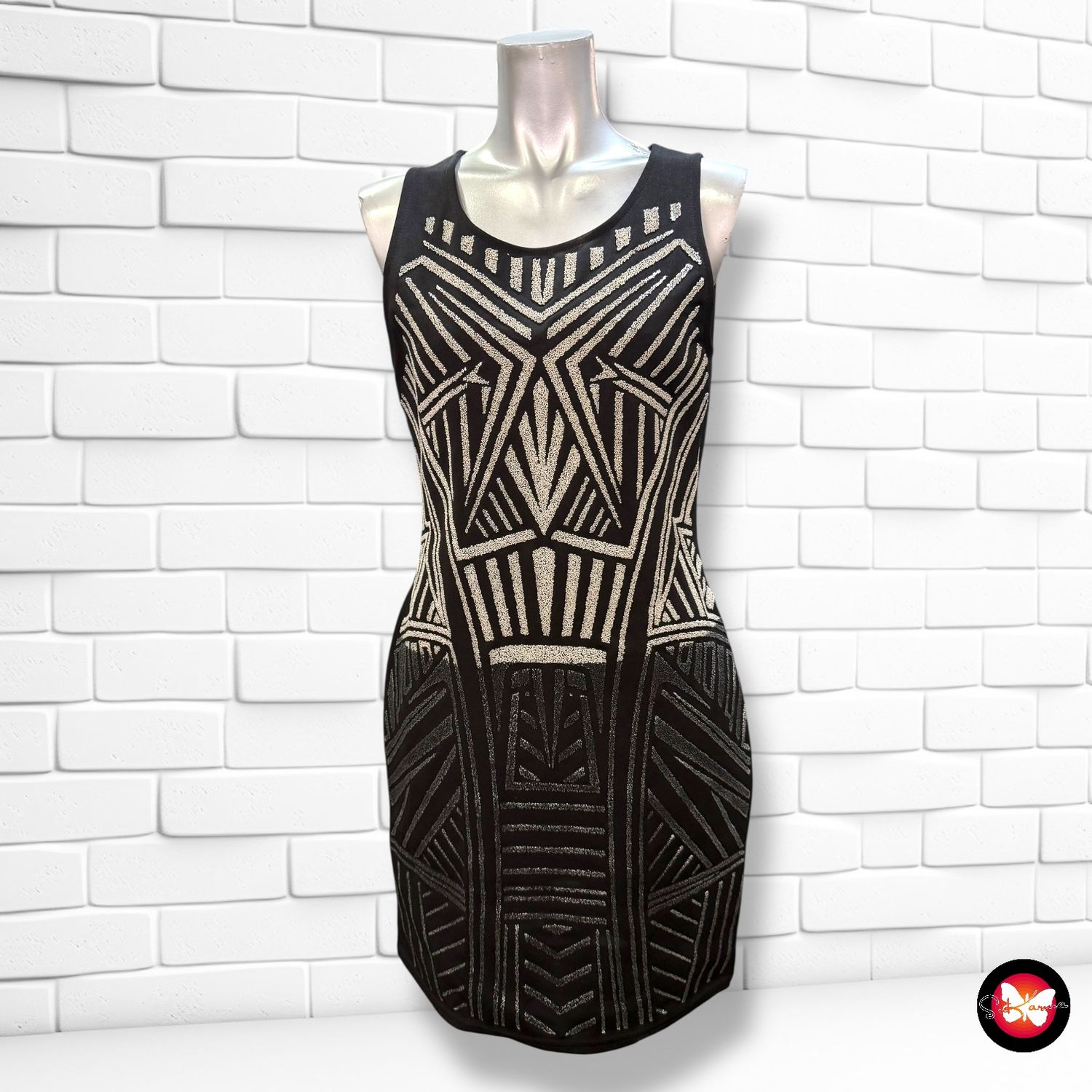 **HOY** Vestido de noche con pedrería JANE NORMAN Talla 42 (14UK)