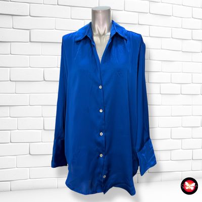 **HOY** Camisa de manga larga satinada ZARA Talla S (muy grande)