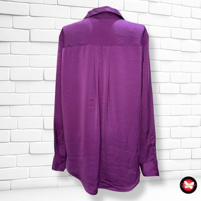 **HOY** Camisa de manga larga satinada C&amp;A Talla 42 (grande)