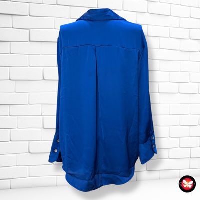 **HOY** Camisa de manga larga satinada ZARA Talla S (muy grande)