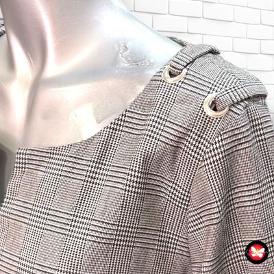 **HOY** Vestido estampado Príncipe de gales DOTTS Talla 42