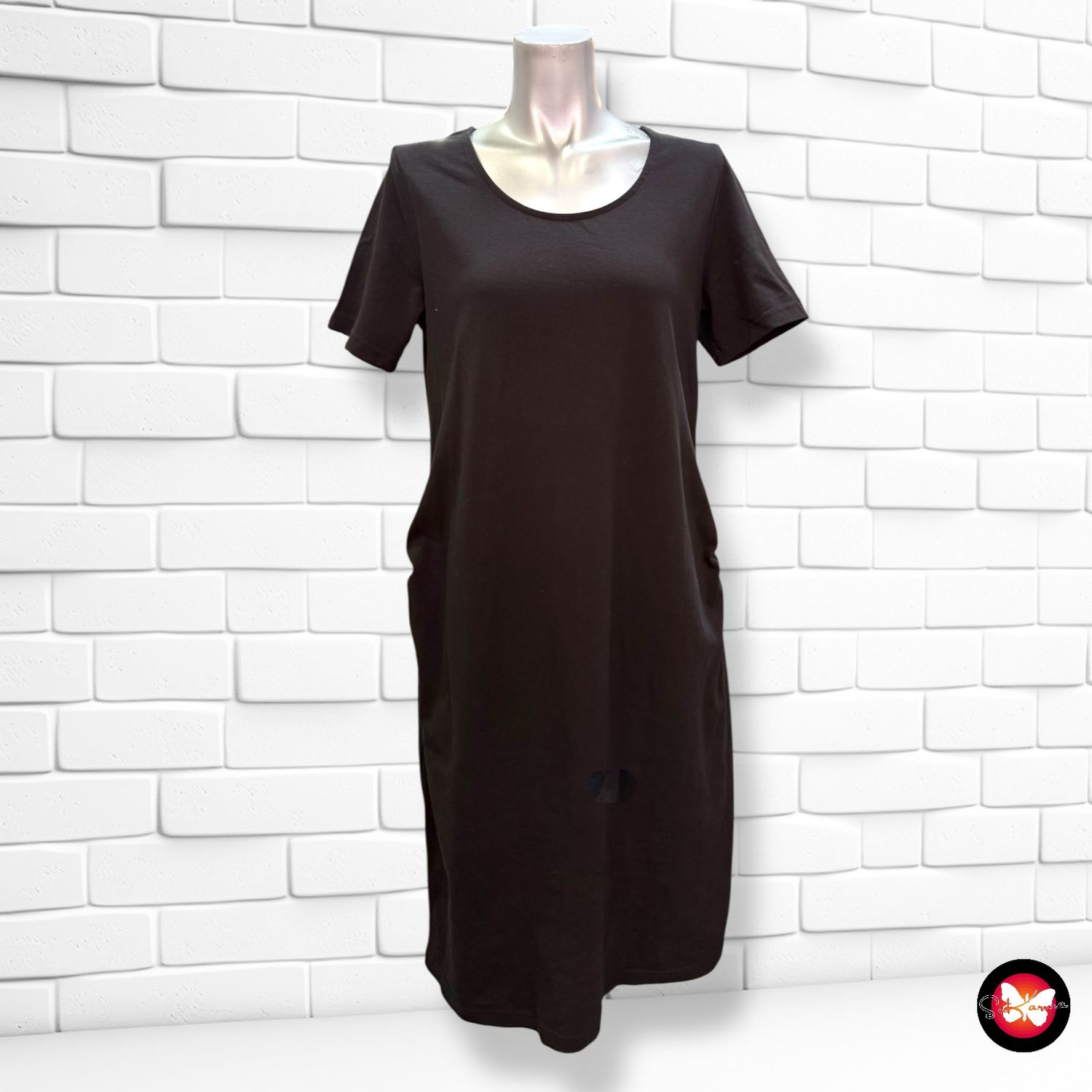 **HOY** Vestido de manga corta premamá H&amp;M Talla L