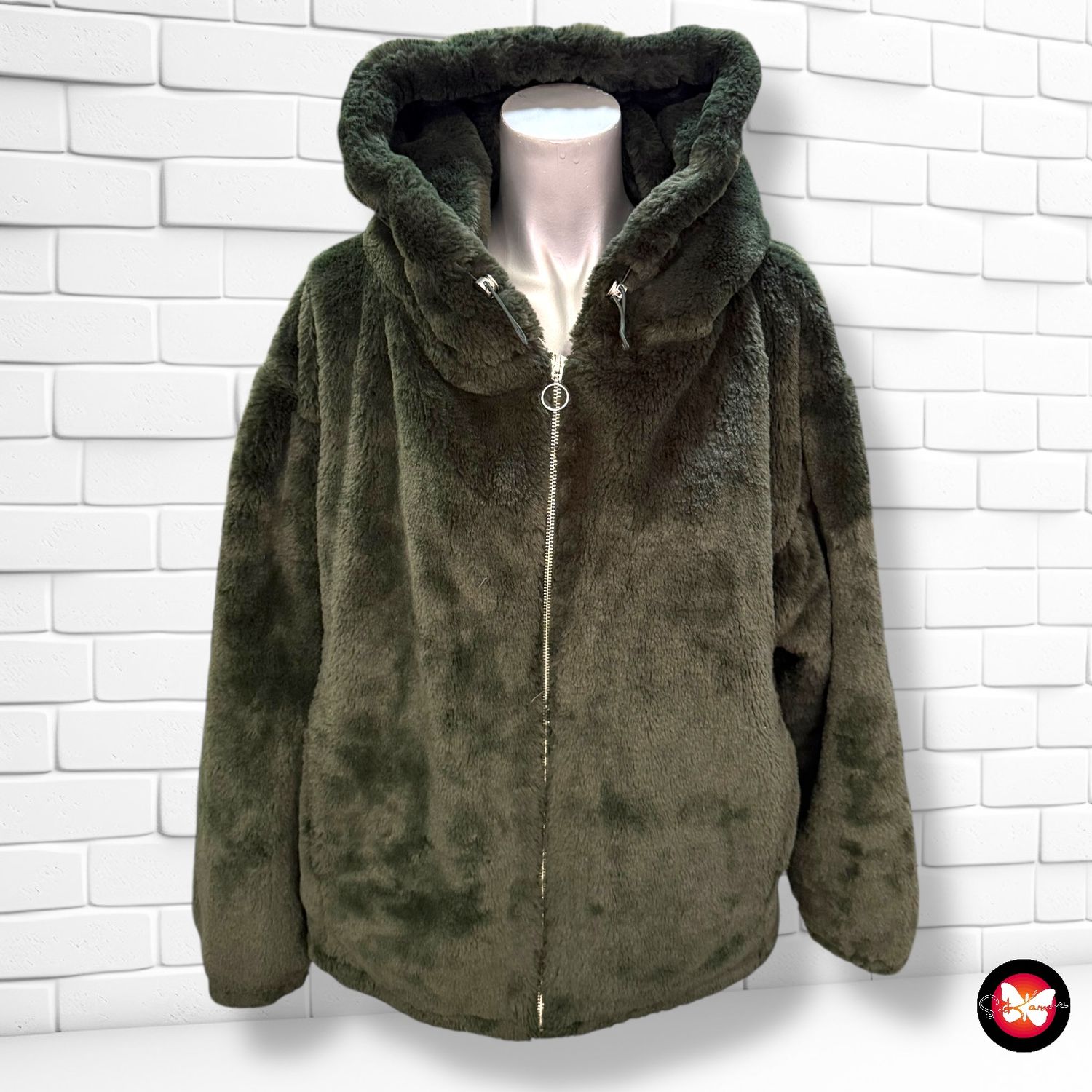 **HOY** Abrigo de pelo con capucha TREND ONE YOUNG Talla XL