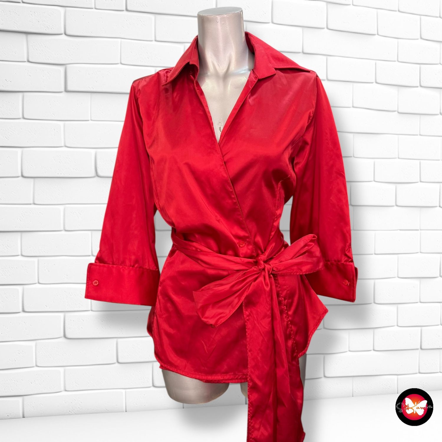 **HOY** Camisa de noche cruzada ZARA BASIC Talla M