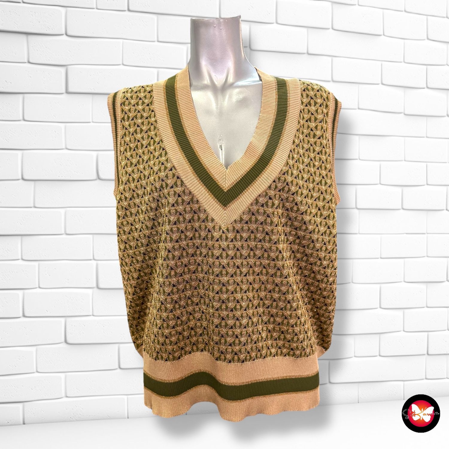 **HOY** Chaleco con lurex YESSICA Talla L/XL