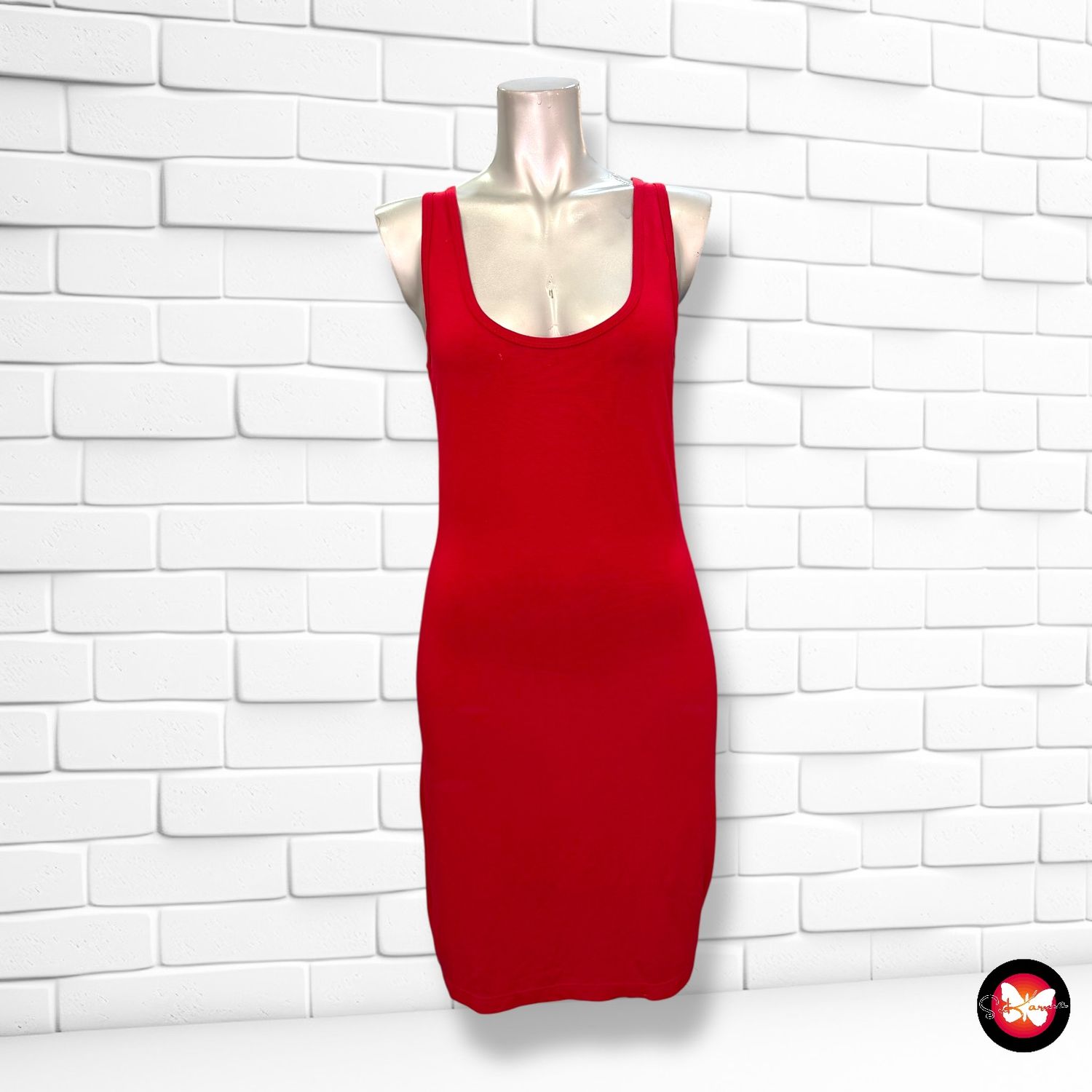**HOY** Vestido básico de tirantes Talla XS