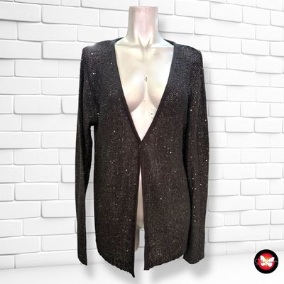 **HOY** Chaqueta de punto con lentejuelas Talla 40
