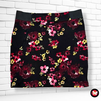 Falda elástica estampada flores LOLA LIZA Talla M (grande)