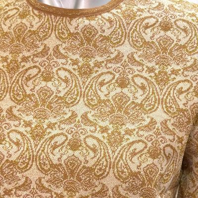 Jersey de manga larga estampado con lurex Talla S/M